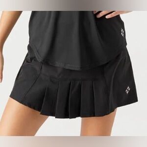 NWT JoFit Black Dash Tennis Skirt/Skort